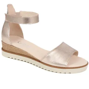 Leather Wedge Sandals - GAB39504 / 325 077