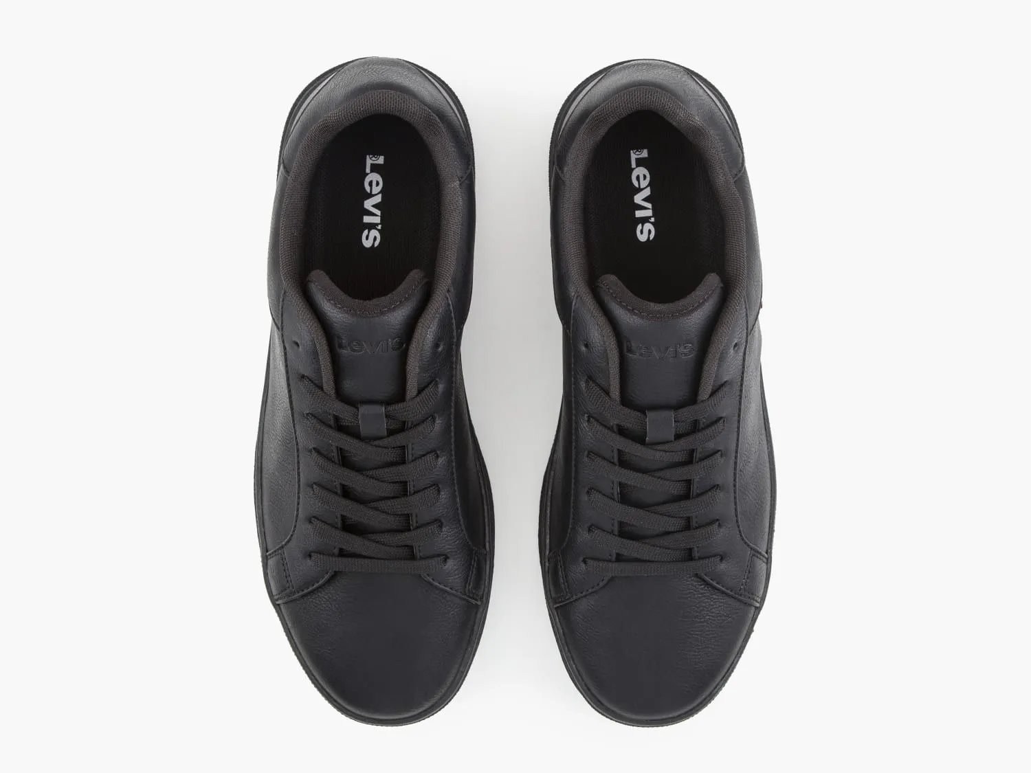 Levi's Piper Lace Sneaker Trainers Full Black