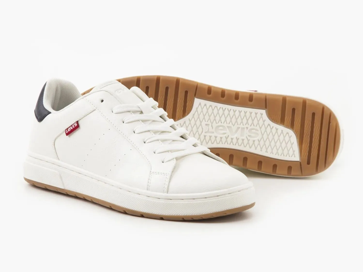 White Levi's Piper Lace Sneaker Trainers Store