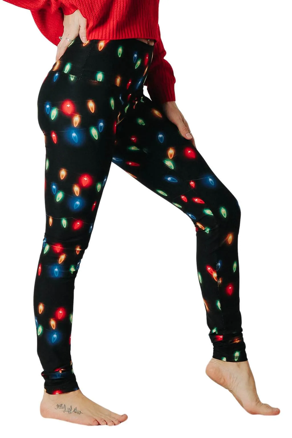 Light Me Up Printed Yoga Leggings