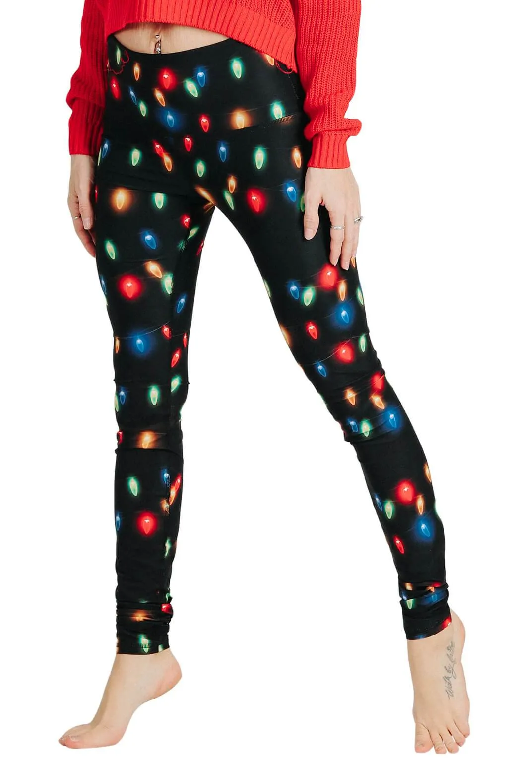 Light Me Up Printed Yoga Leggings