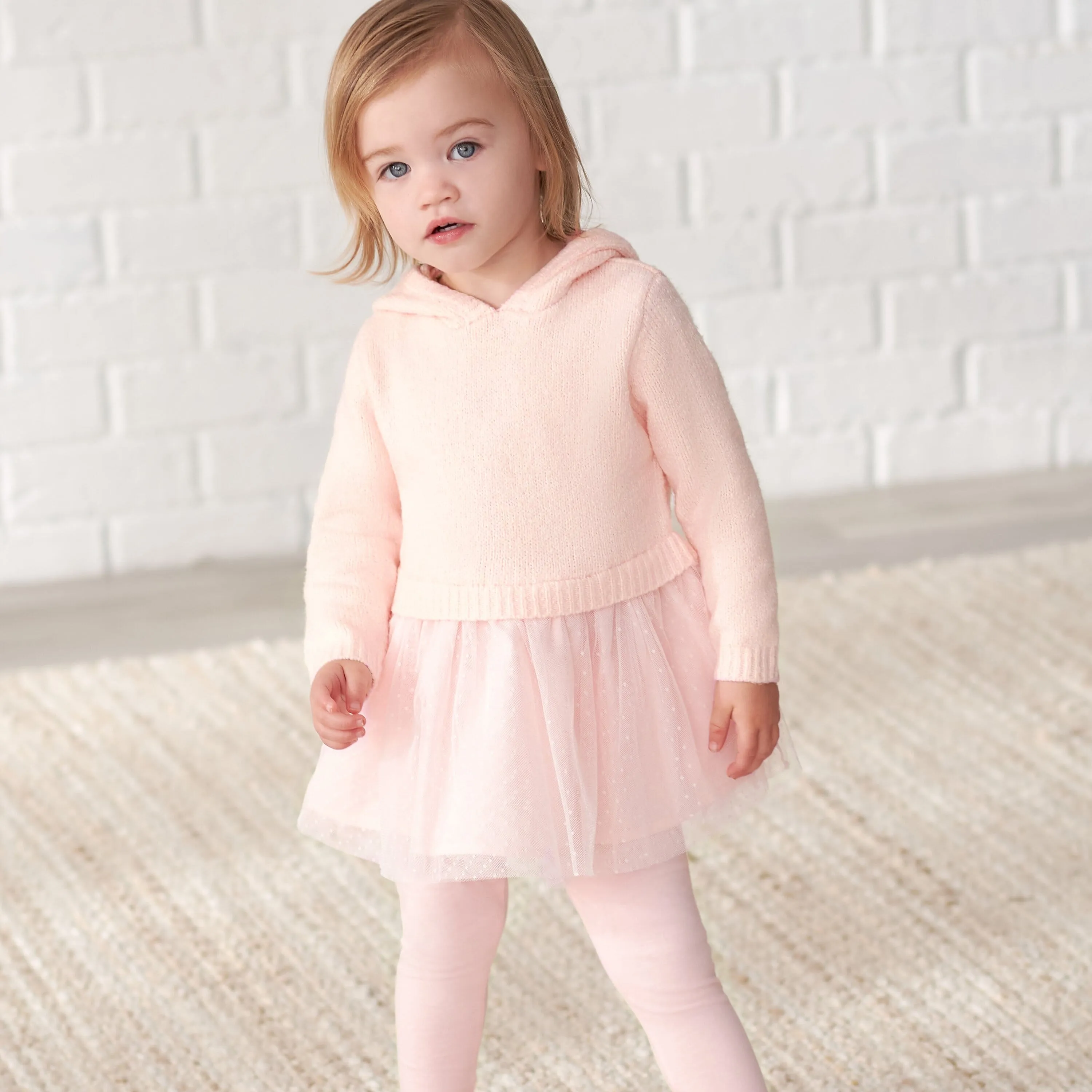 Light Pink Leggings for Baby and Toddler Girls.