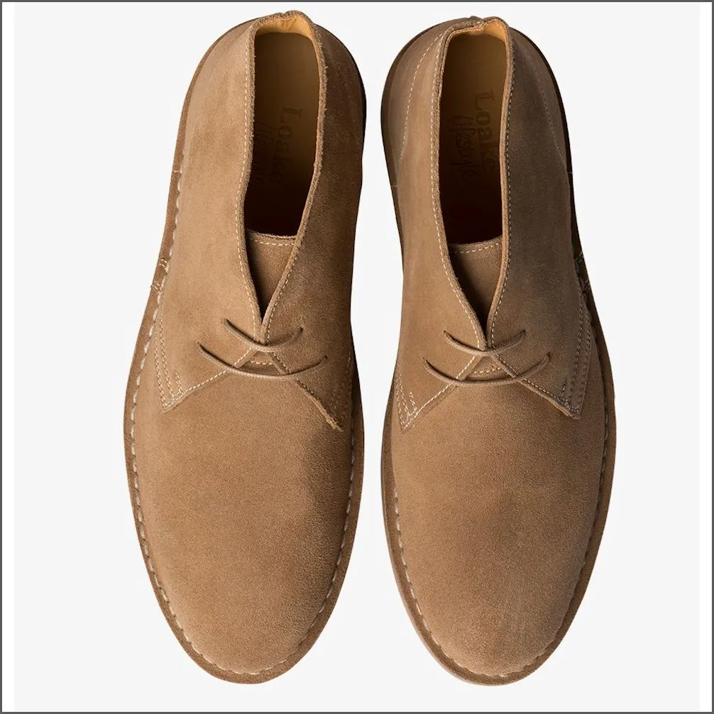 Loake Men's Sahara Tan Suede Desert Boots