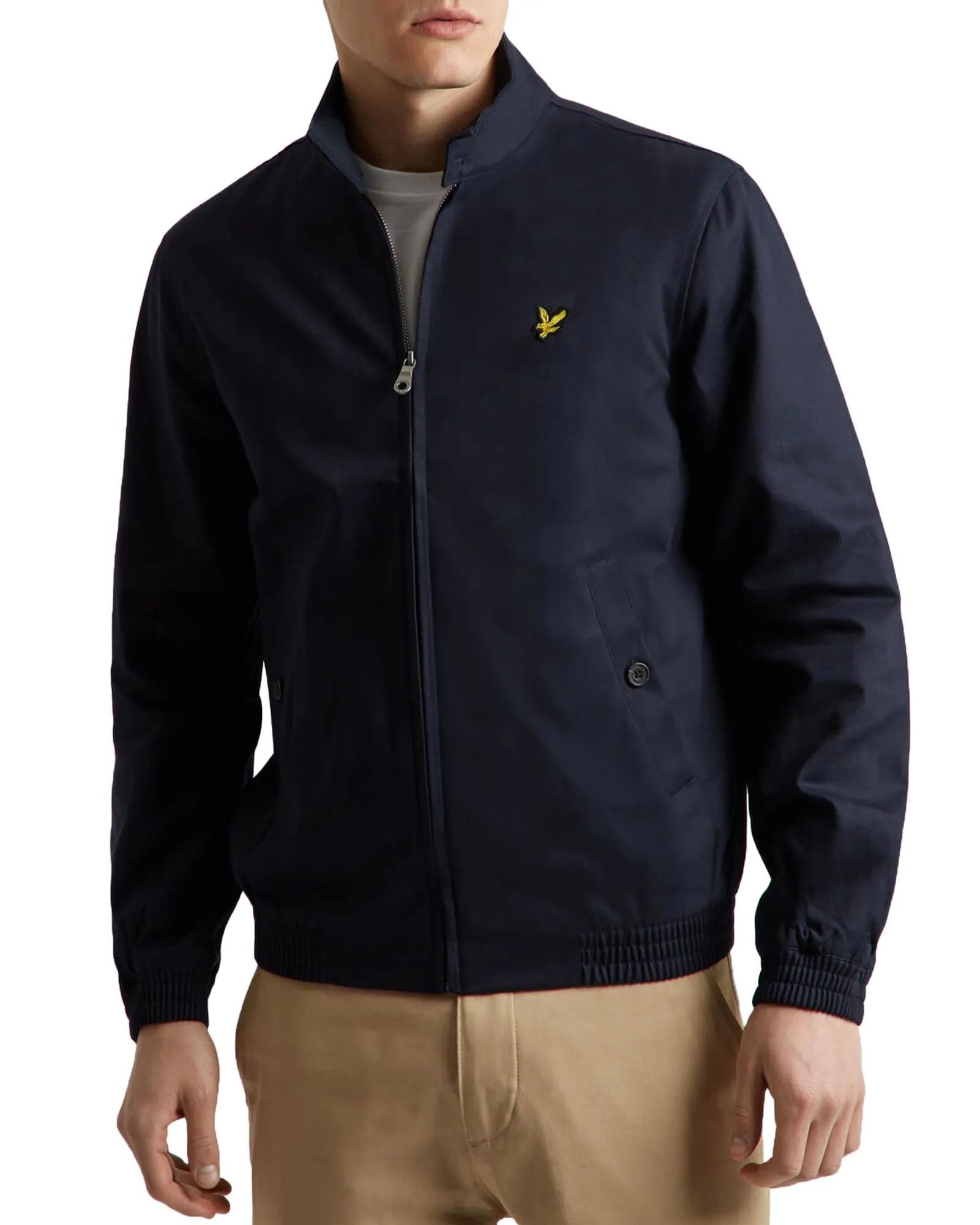 Lyle and Scott Casual Navy Harrington Jacket