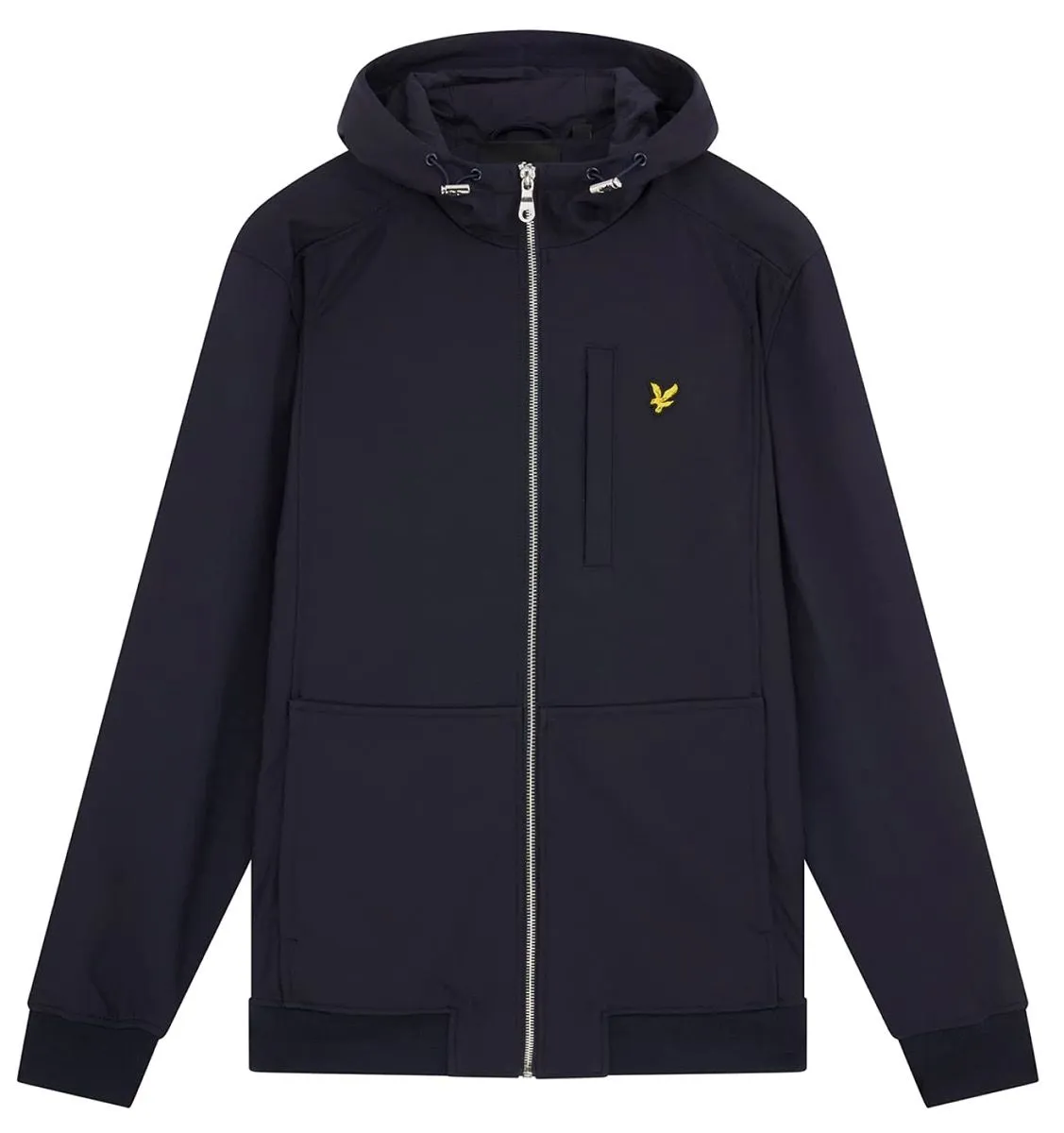 Dark Navy Softshell Hooded Jacket by Lyle and Scott