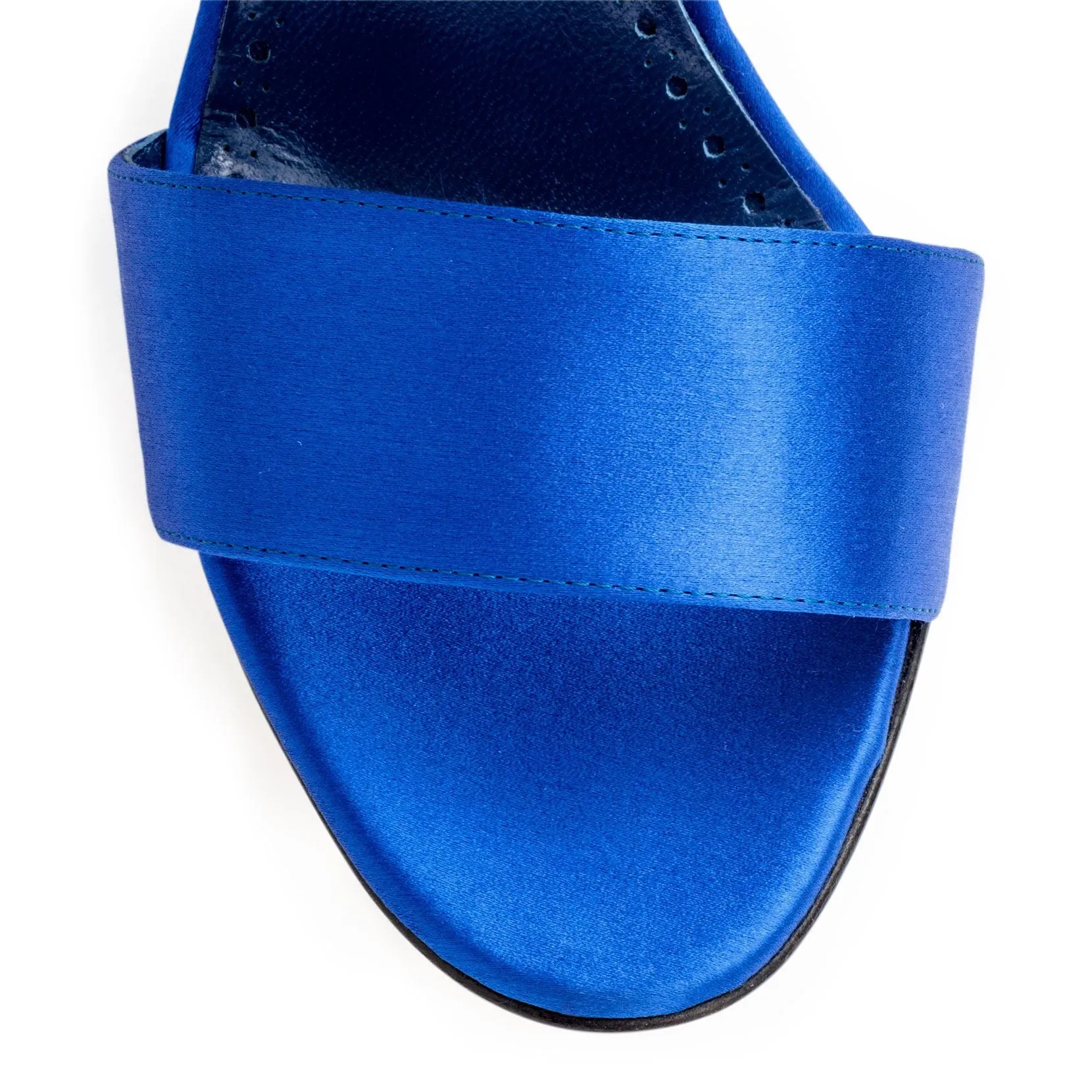 Manolo Blahnik Electric Blue Sandals