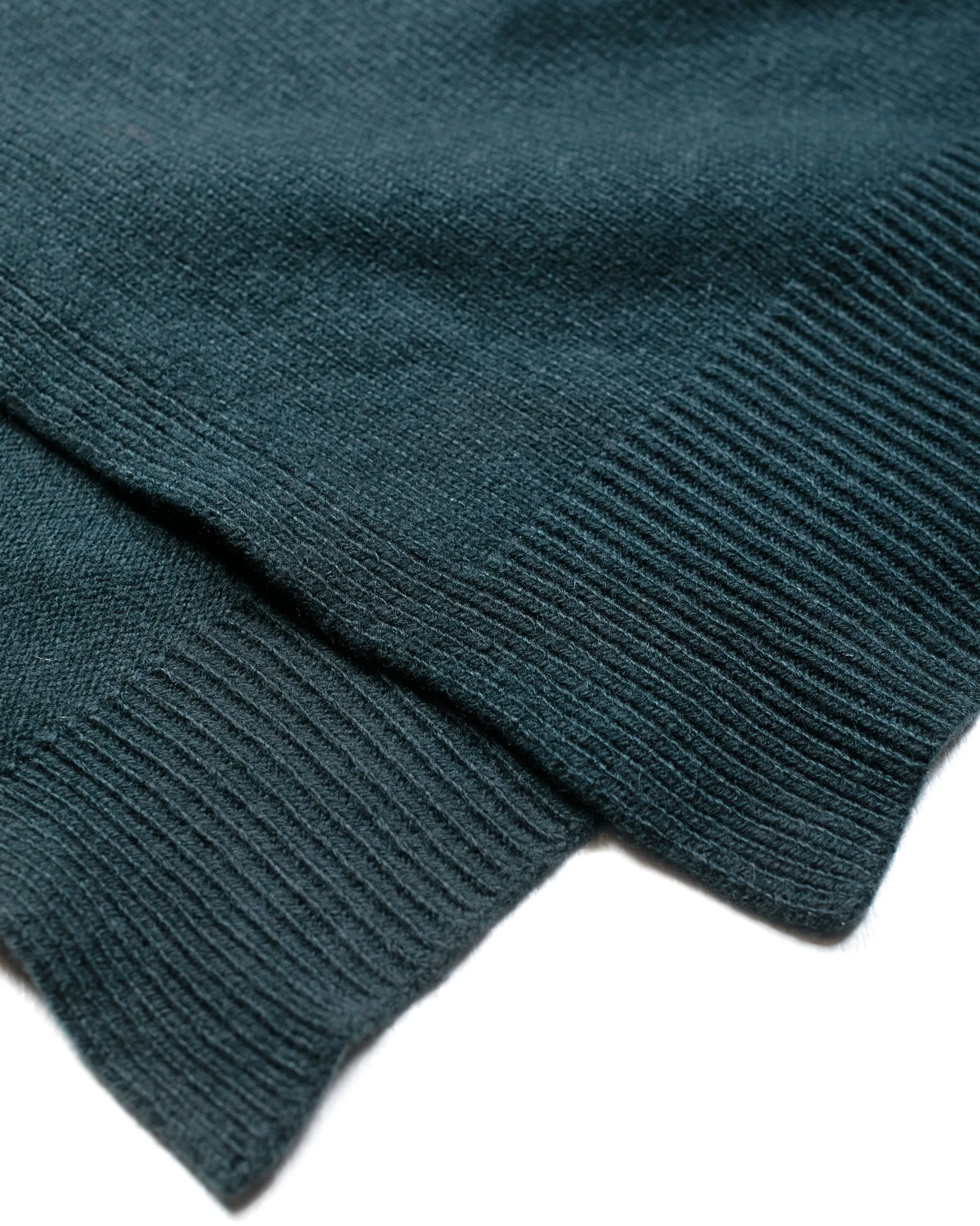 Margaret Howell Ribbed Scarf Merino Cashmere - Twilight Blue