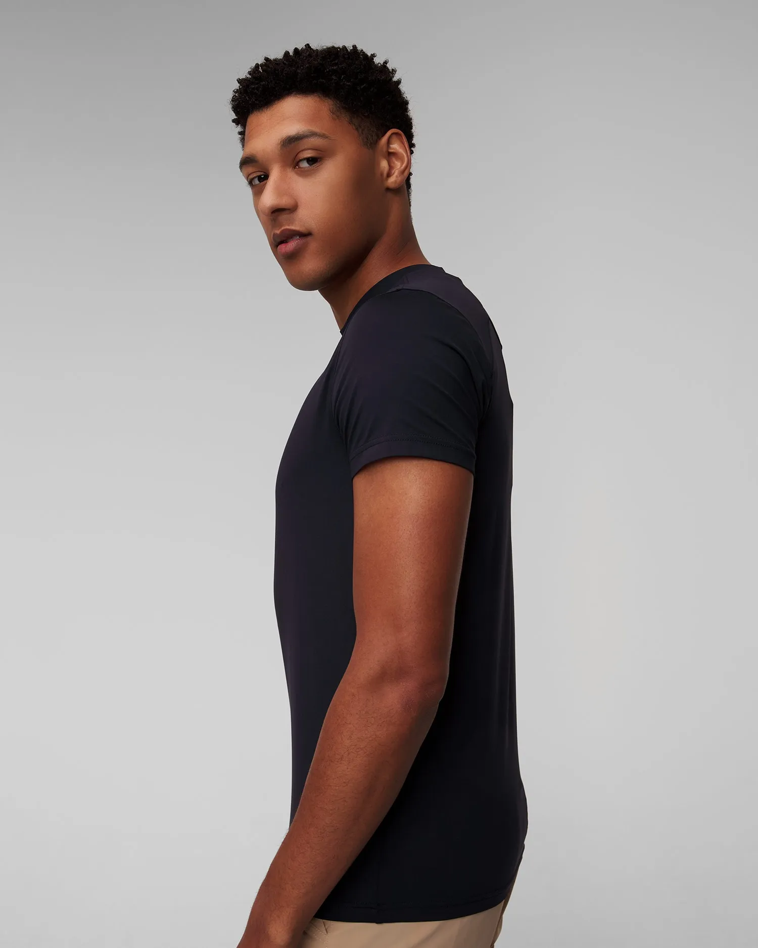 Men's navy blue T-shirt Chervo Lina 66560-599