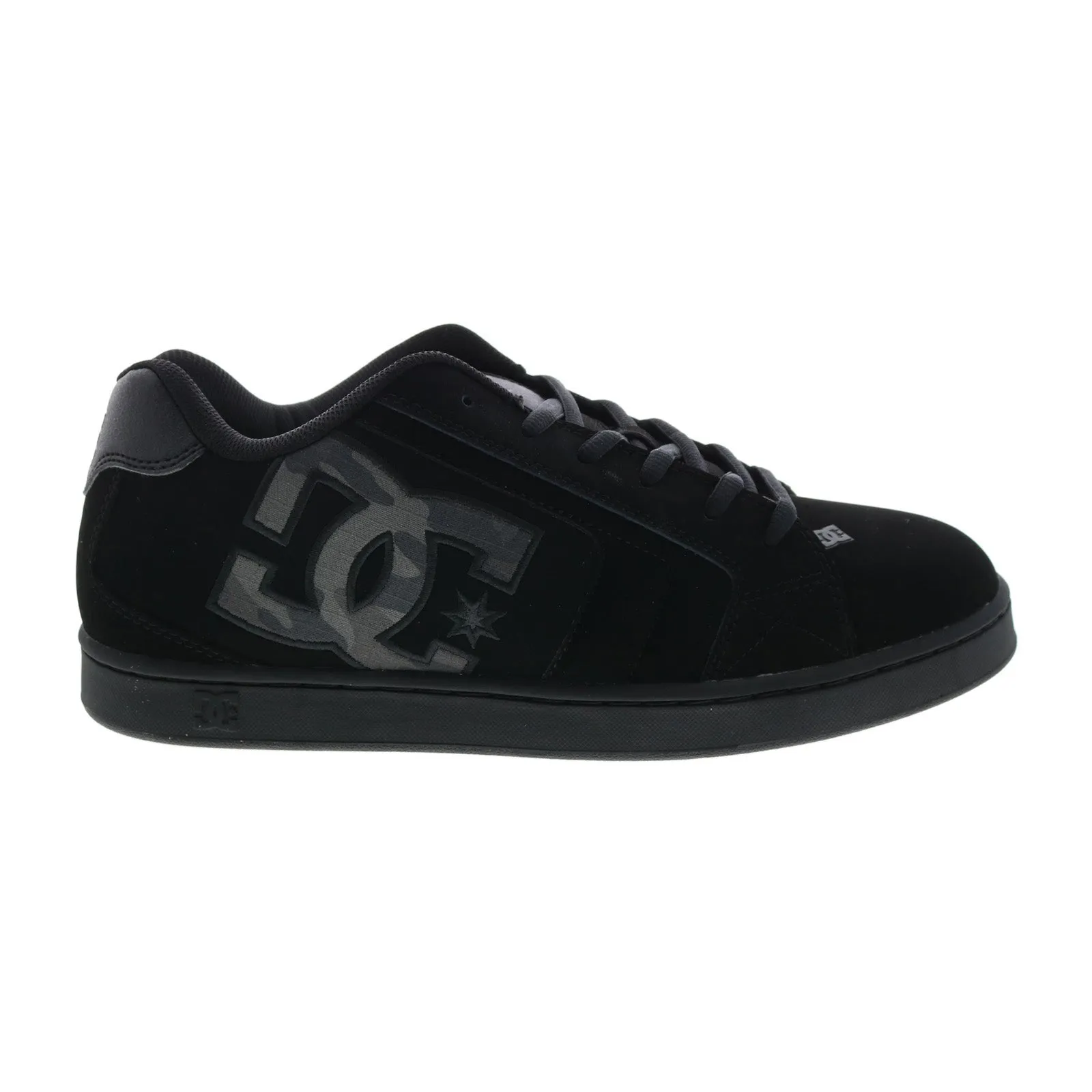 Men's Black Nubuck Skate Sneakers Shoes - DC Net 302361-KPC