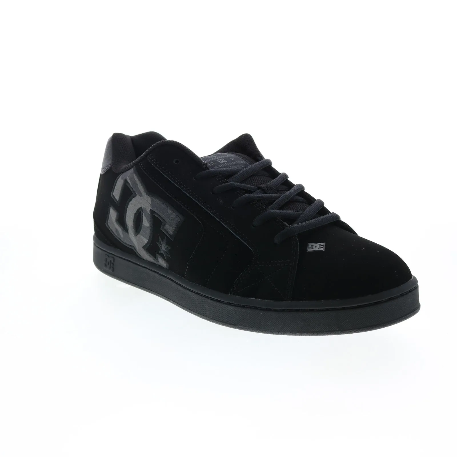 Men's Black Nubuck Skate Sneakers Shoes - DC Net 302361-KPC