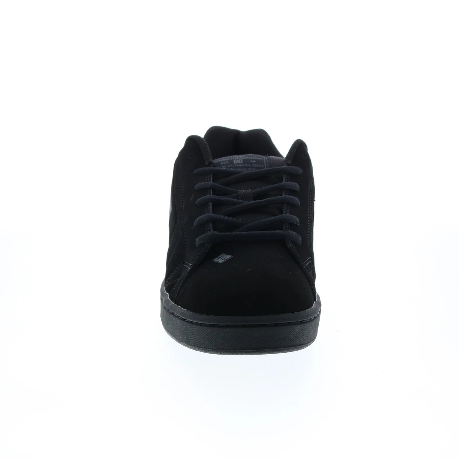 Men's Black Nubuck Skate Sneakers Shoes - DC Net 302361-KPC