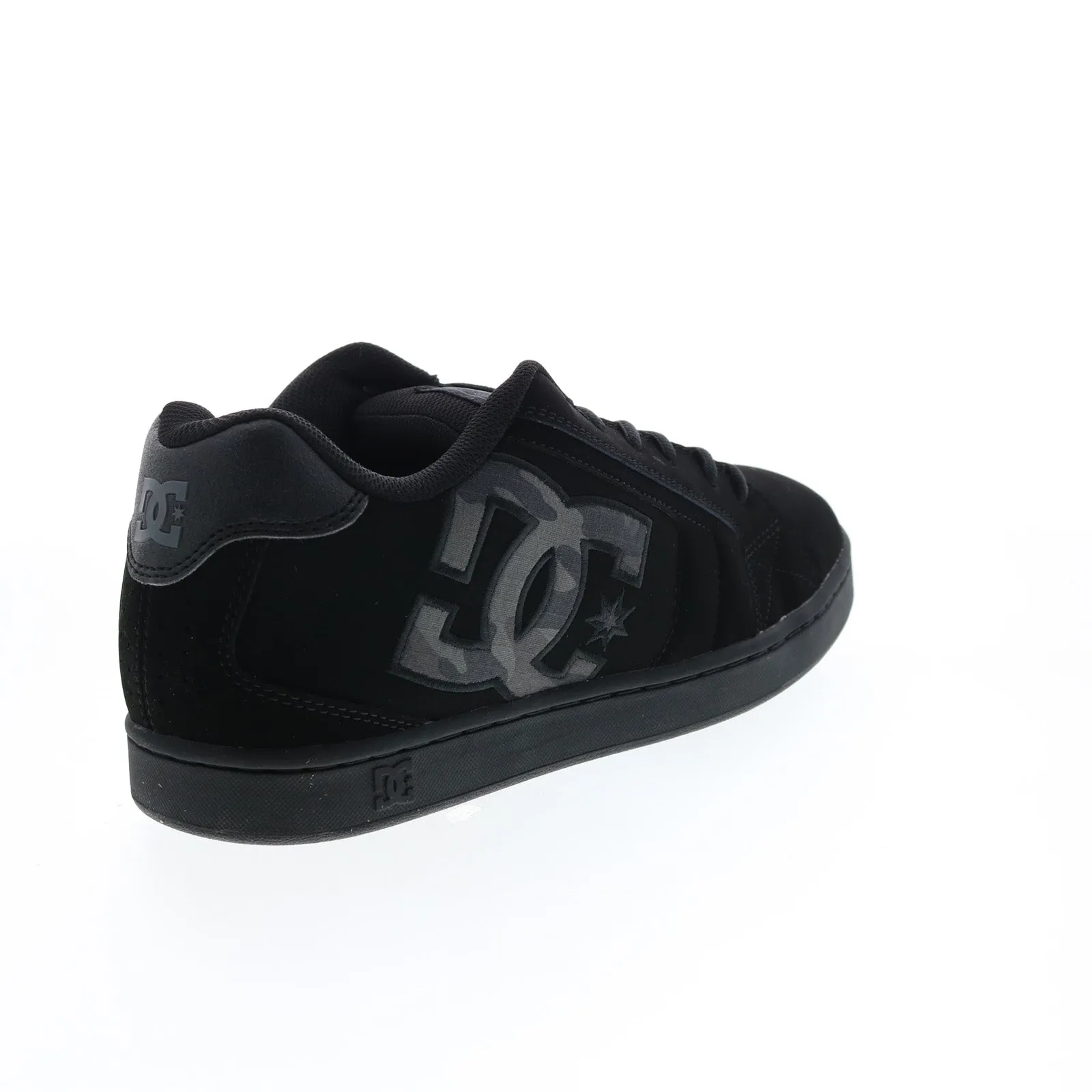 Men's Black Nubuck Skate Sneakers Shoes - DC Net 302361-KPC