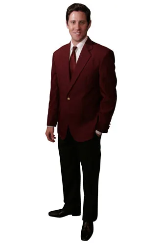 Burgundy Blazer for Men