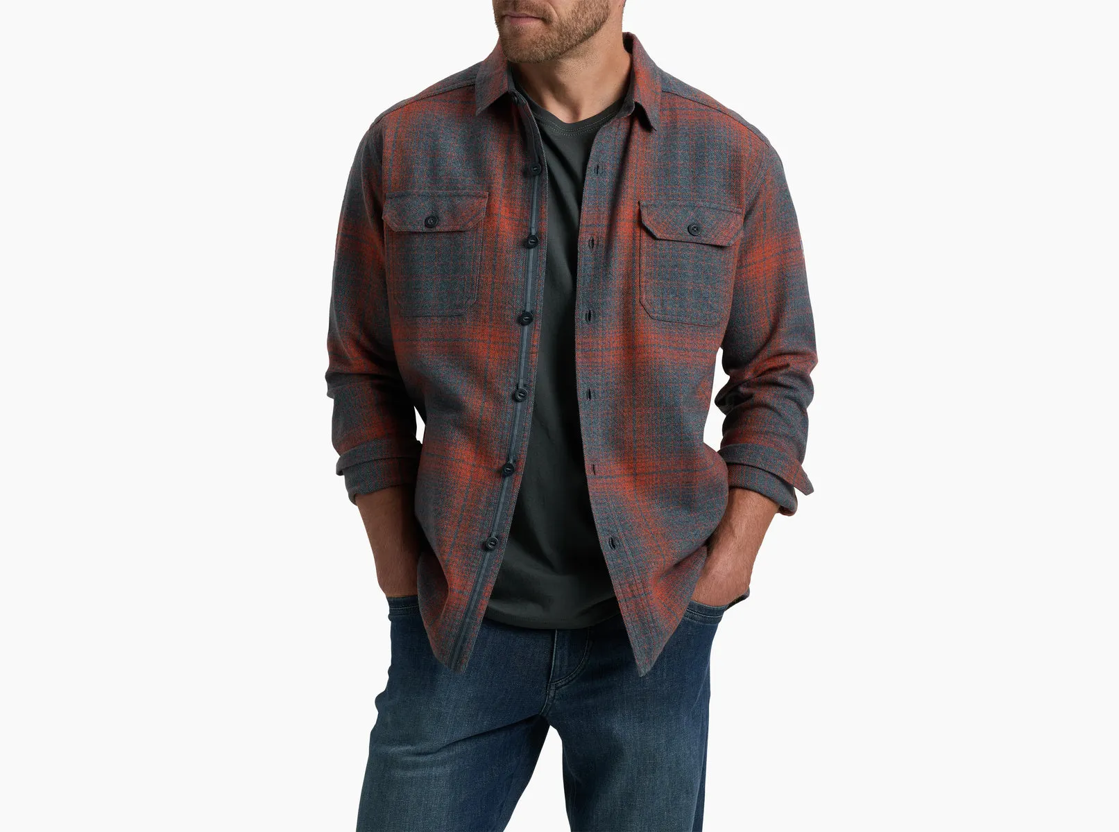 Men's Flannel Shirt Jacket