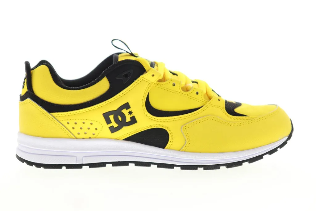 Mens Yellow Low Top Skate Sneakers Shoes - DC Kalis Lite S ADYS100388