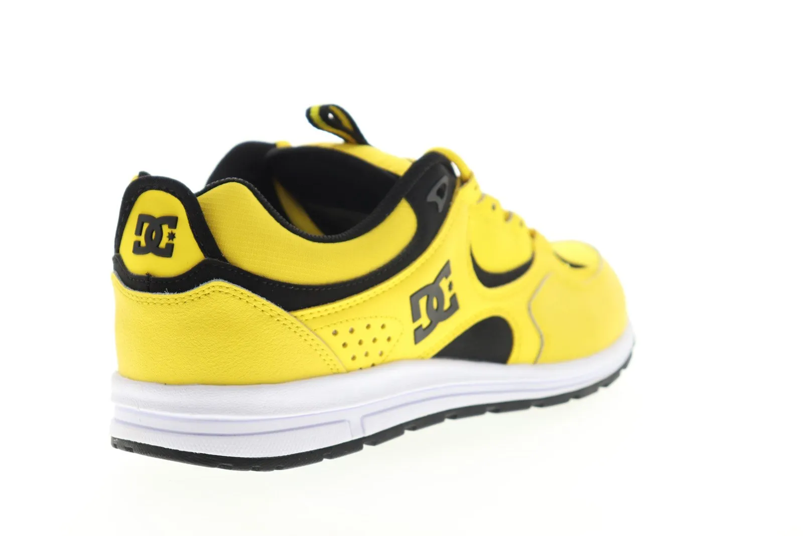 Mens Yellow Low Top Skate Sneakers Shoes - DC Kalis Lite S ADYS100388