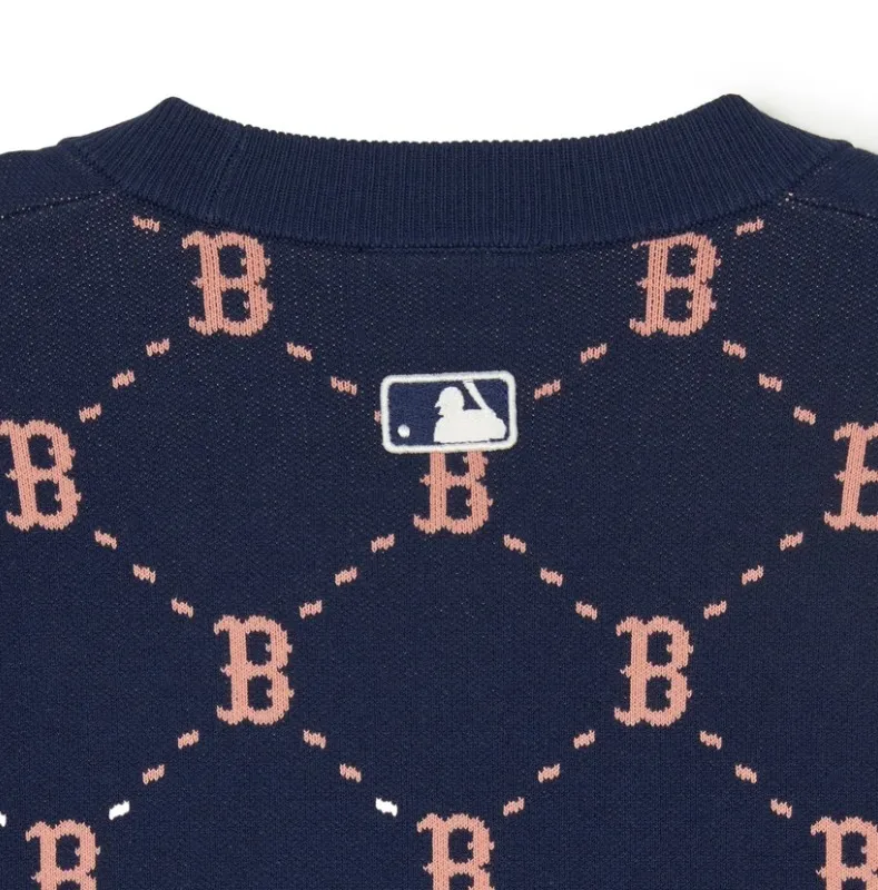 MLB Korea Street Style Logo Cardigans