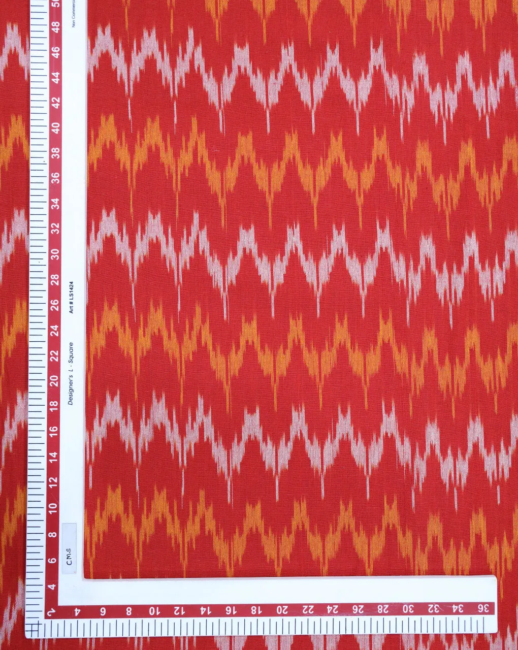 Multicolor Cotton Ikat Fabric