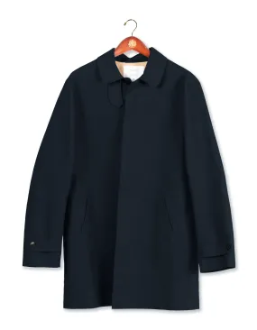 Navy Cotton Raincoat