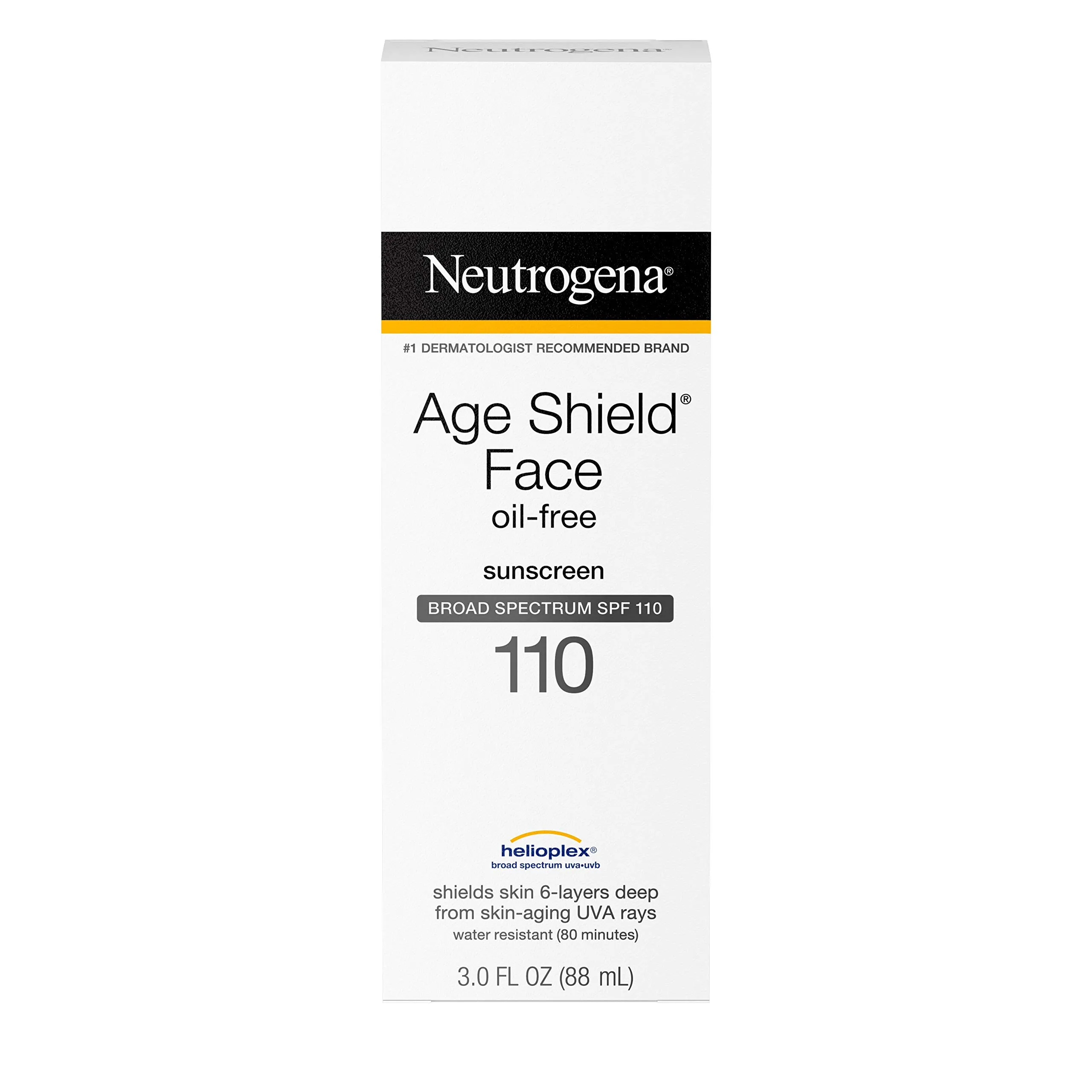 Neutrogena Age Shield Face Oil-Free Sunscreen SPF 110 3 fl oz (88 ml)