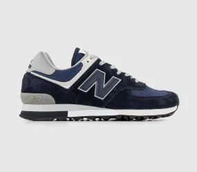 New Balance 576 Navy White Trainers