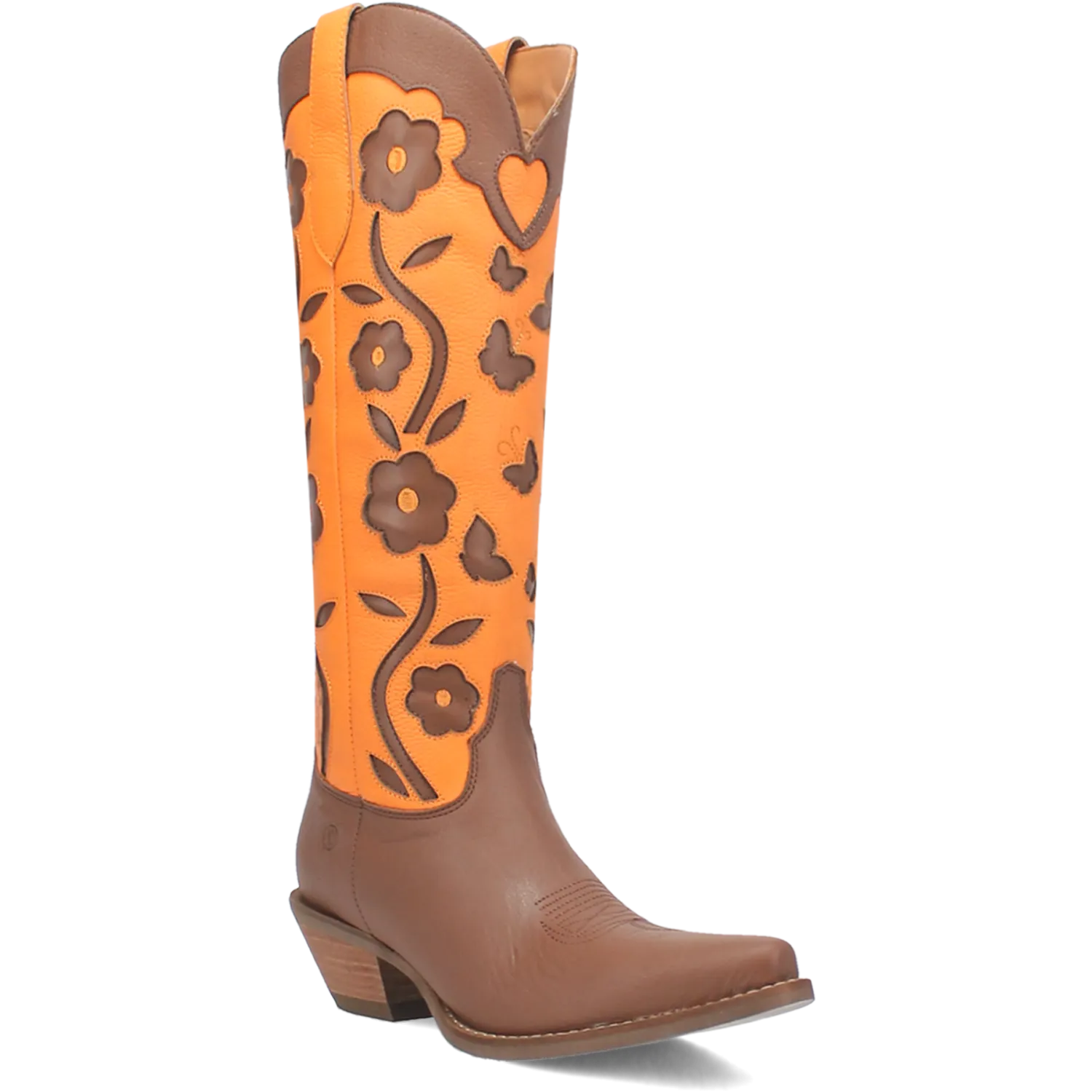 Dingo Goodness Gracious Leather Boot Brown Orange Online Exclusive PREORDER