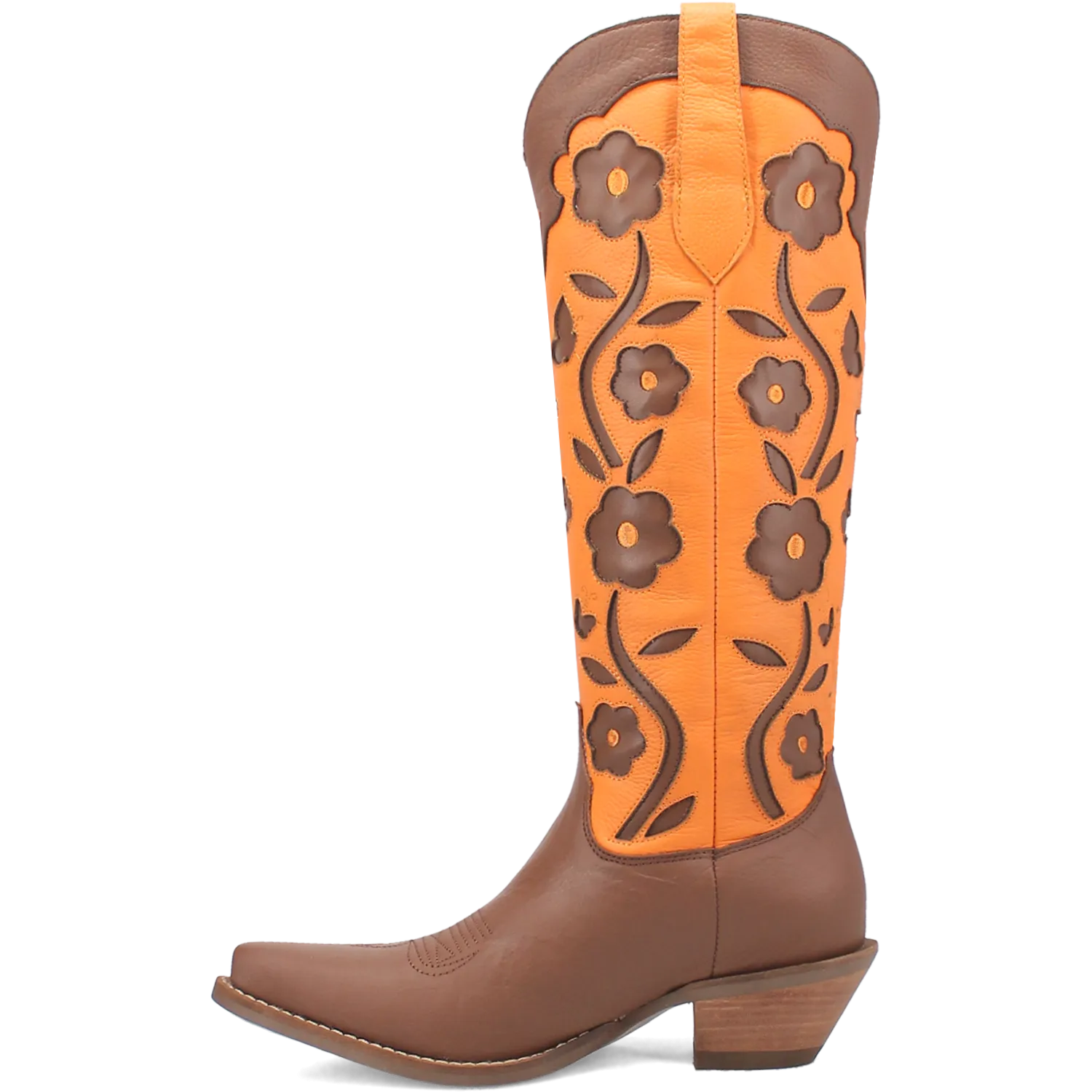 Dingo Goodness Gracious Leather Boot Brown Orange Online Exclusive PREORDER