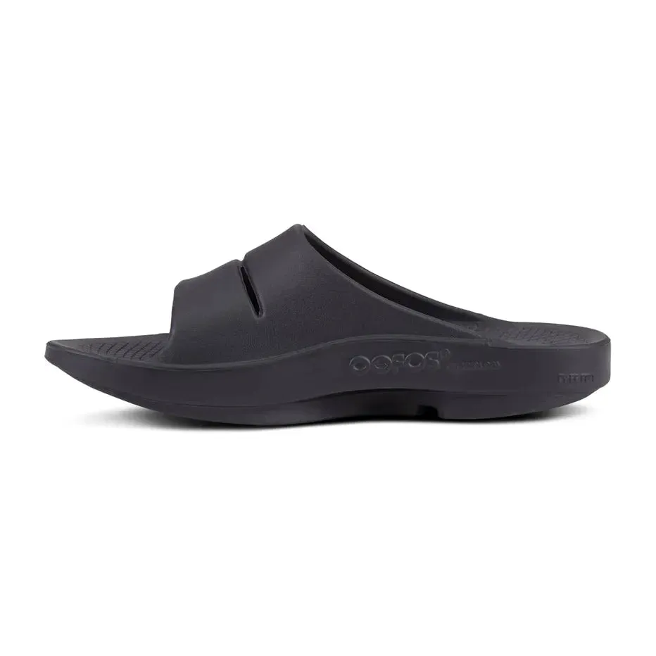 OOFOS Unisex Ooahh Sports Sandals in Black Matte