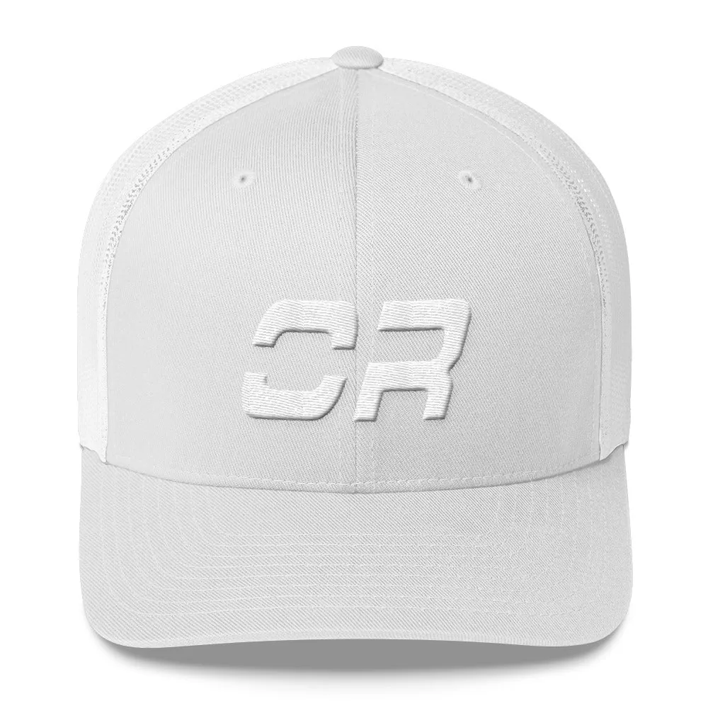 Oregon Trucker Cap with White Embroidery - Available in Many Hat Colors