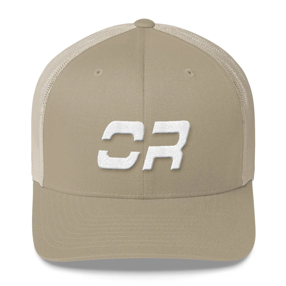 Oregon Trucker Cap with White Embroidery - Available in Many Hat Colors