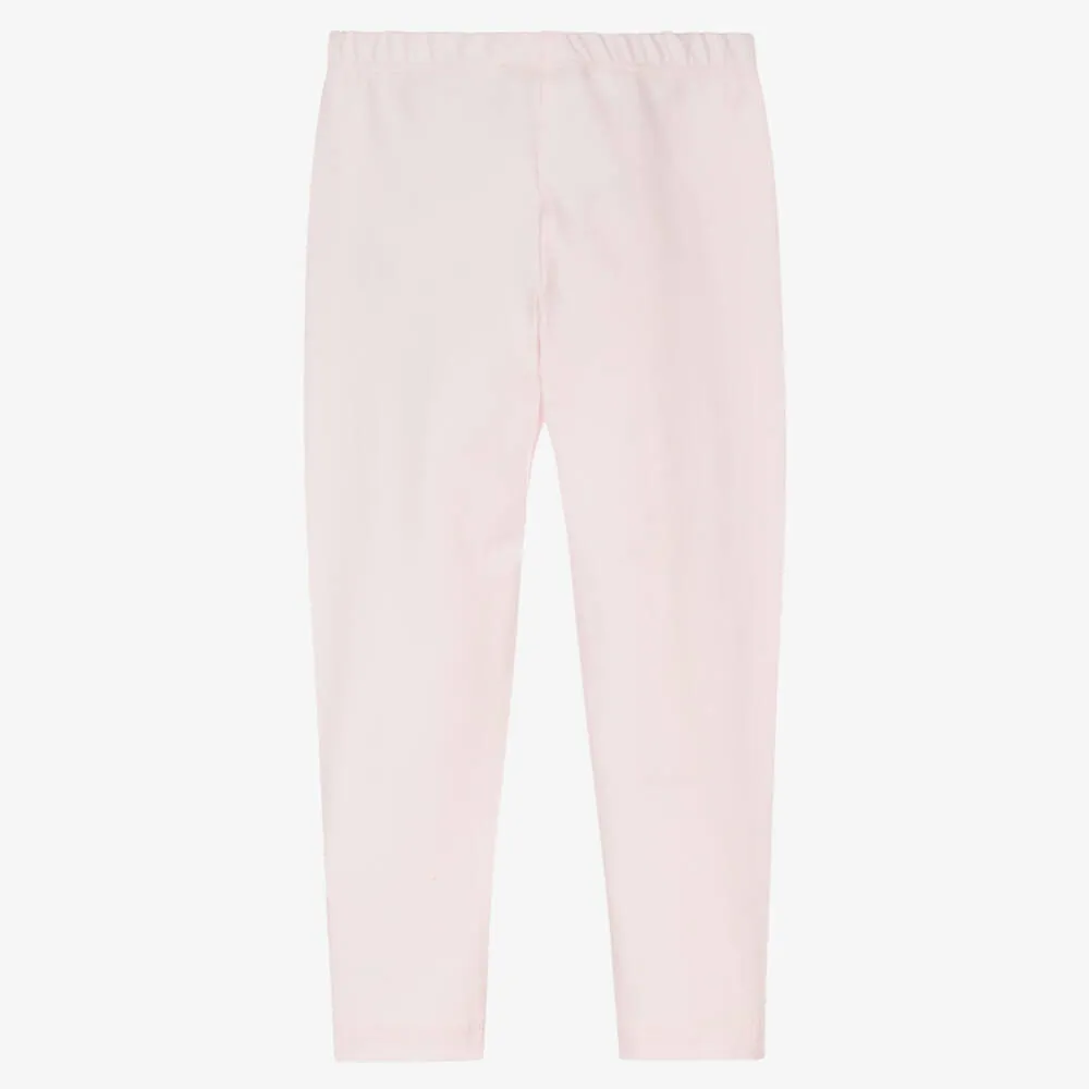 Pink Girl's Cotton Leggings