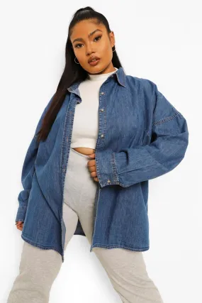 Plus Ultimate Oversized Denim Shirt