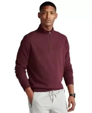 Polo Ralph Lauren Men's 1/4 Zip Collar Pullover Sweater