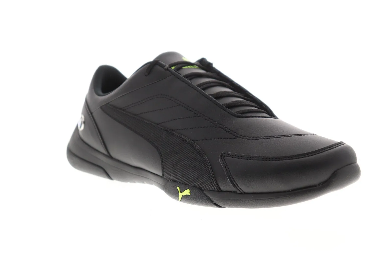 Puma BMW Motorsport Kart Cat III Men's Black Leather Sneakers Shoes