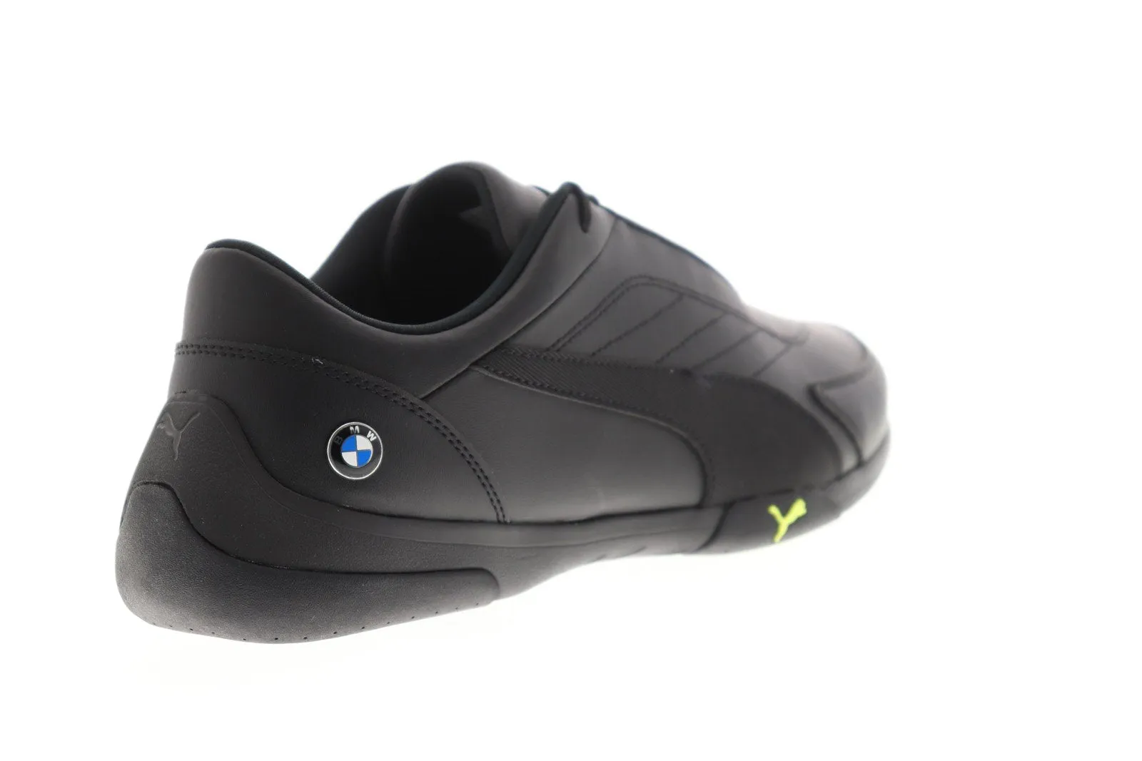 Puma BMW Motorsport Kart Cat III Men's Black Leather Sneakers Shoes