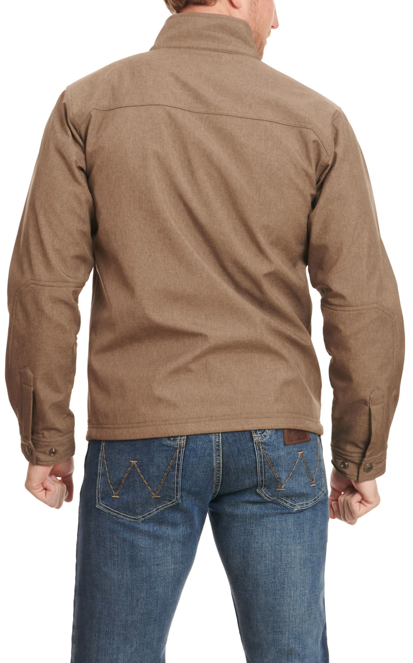 Taupe Bonded Jacket for Men - Rafter C