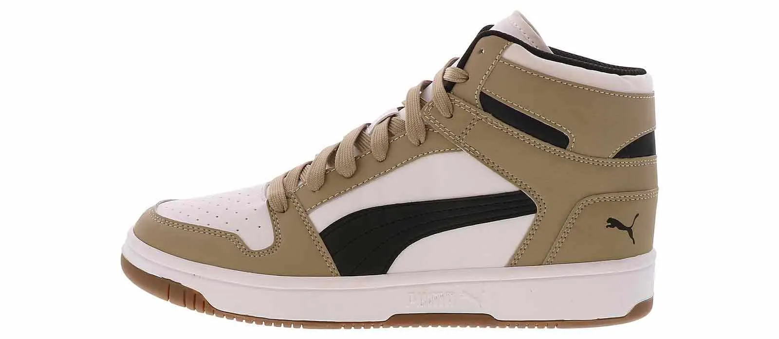 Rebound Layup SL Basketball Sneaker for Men by Puma in Beige