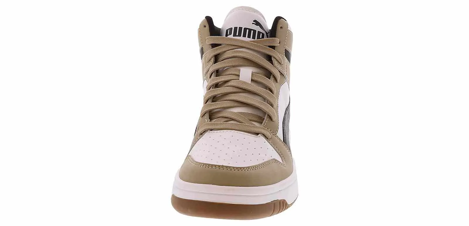 Rebound Layup SL Basketball Sneaker for Men by Puma in Beige