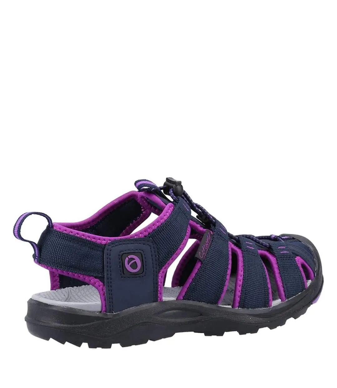 Recycled Navy/Berry Sandals by Mens Marshfield