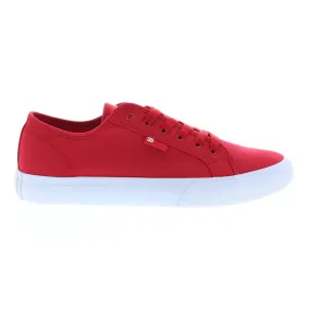 Red Canvas Skate Inspired Sneakers Shoes for Men - DC ADYS300591-RED