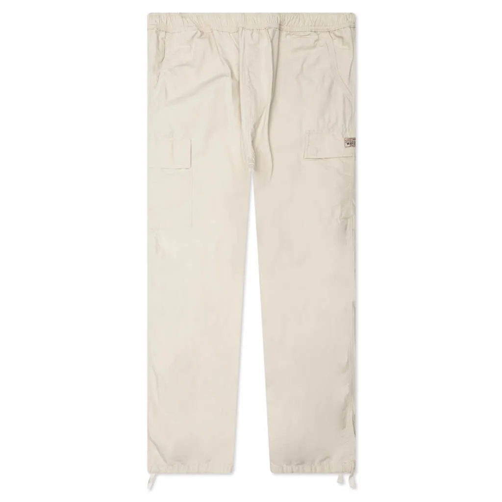 Cream Ripstop Cargo Beach Pant