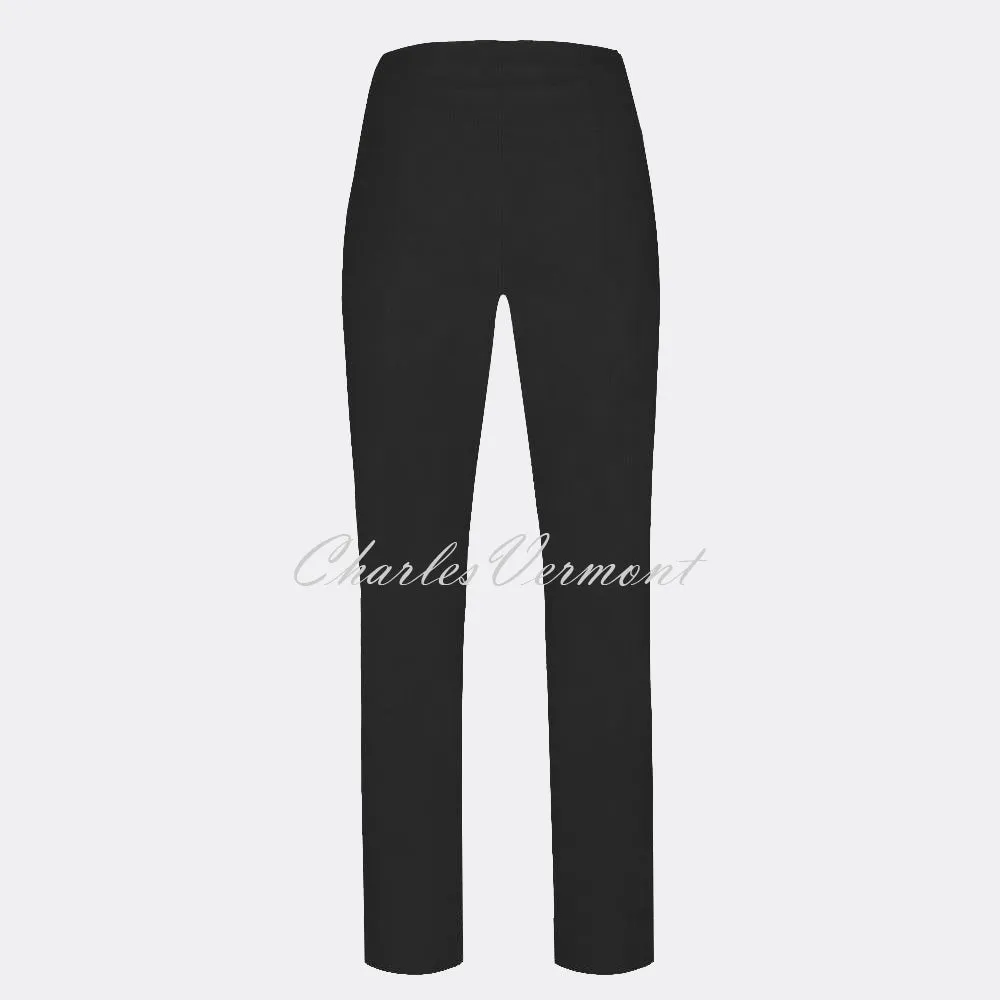 Robell Marie Black Full Length Trouser 51412-5499-90