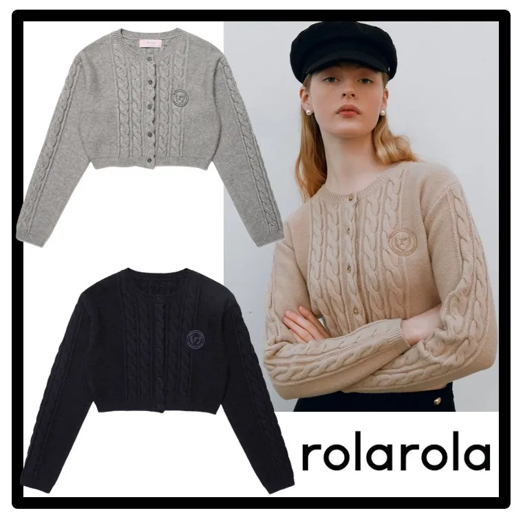 Casual Street Style Logo Cardigans from rolarola