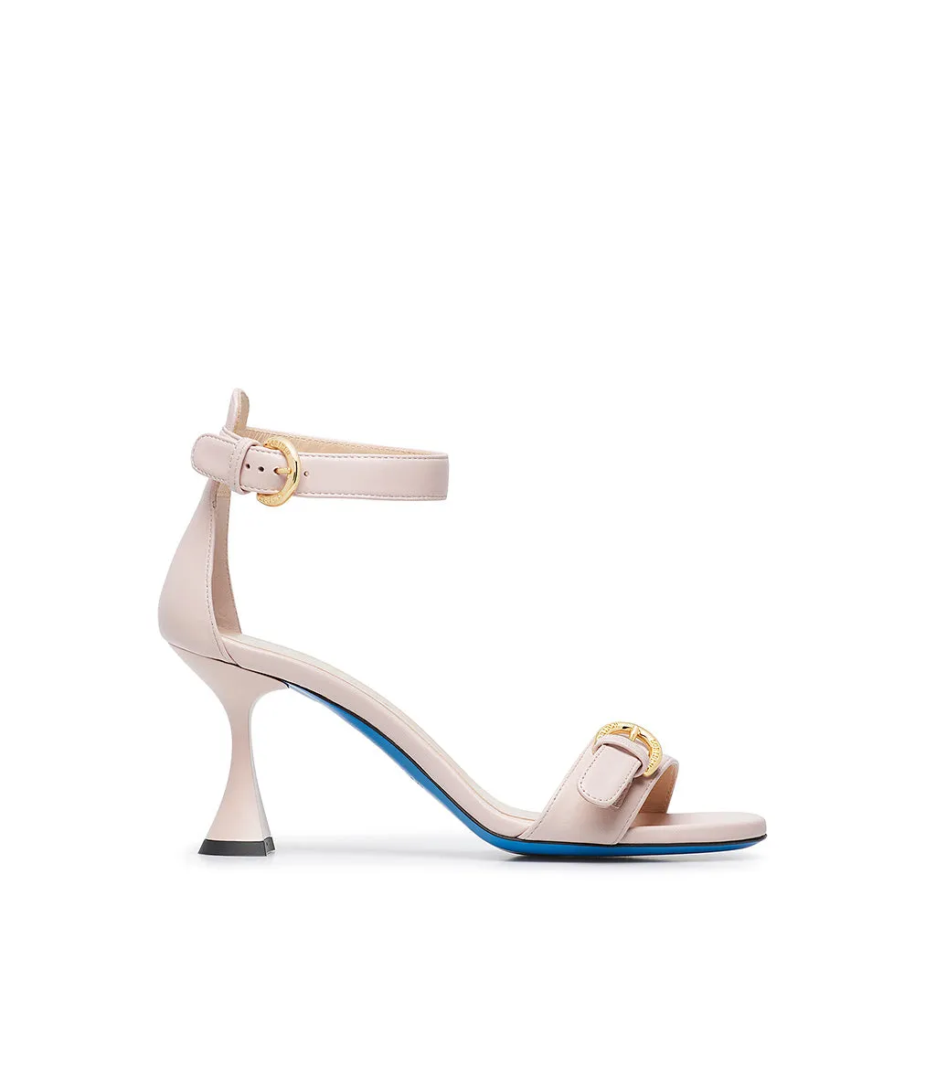 Rose nappa leather sandals