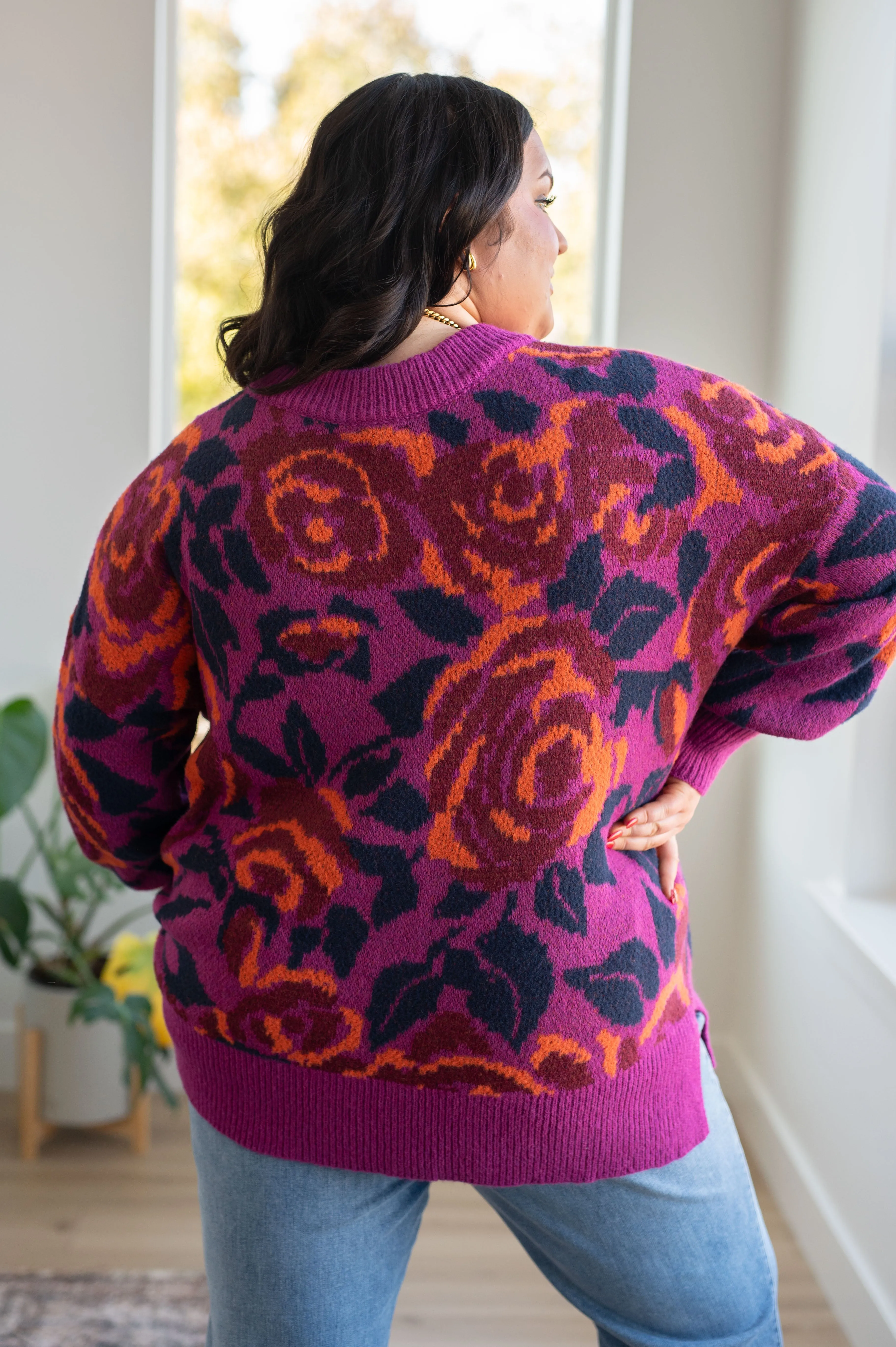 Floral Women's Sweater - Rosie Posey