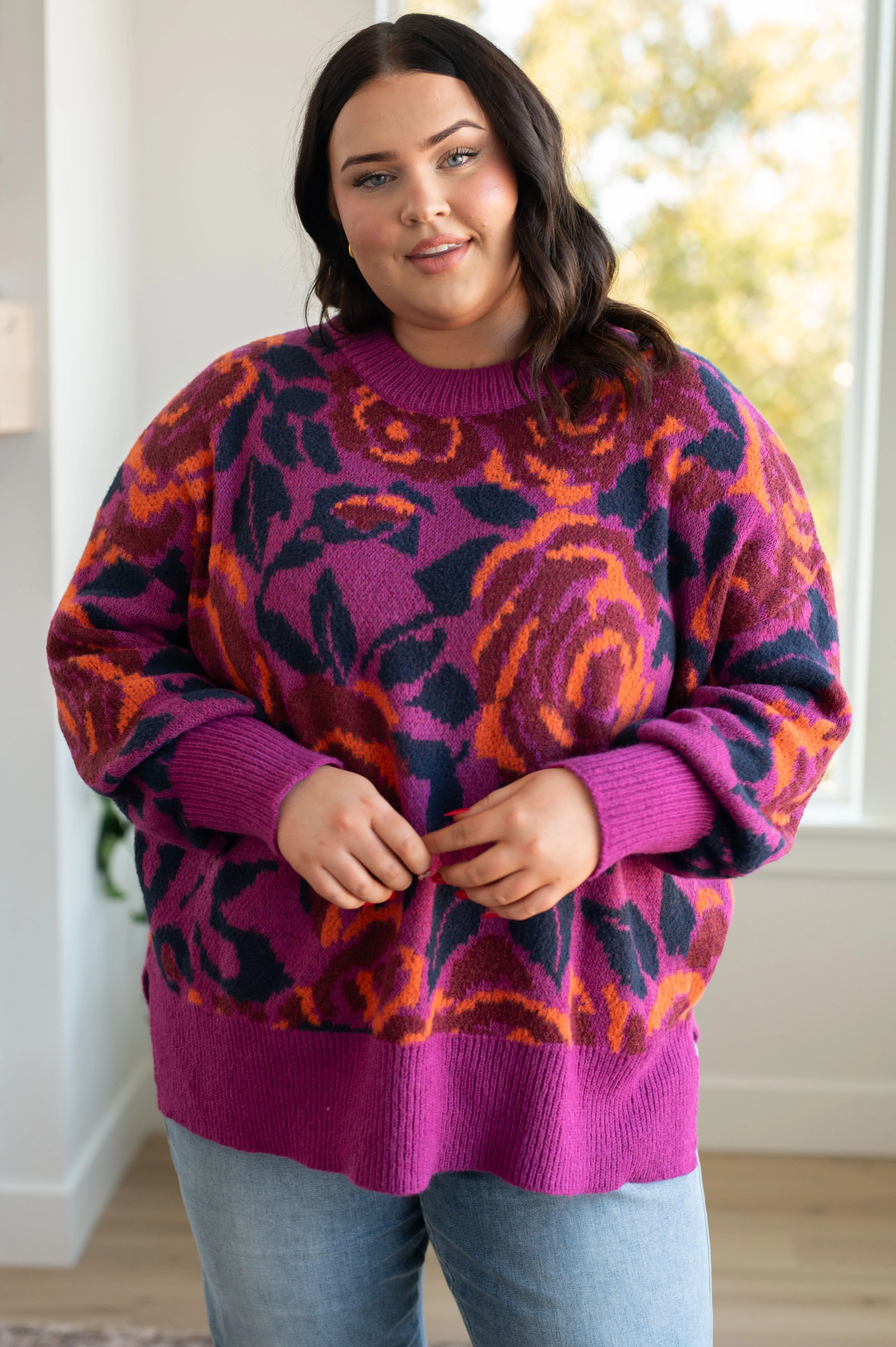 Floral Women's Sweater - Rosie Posey