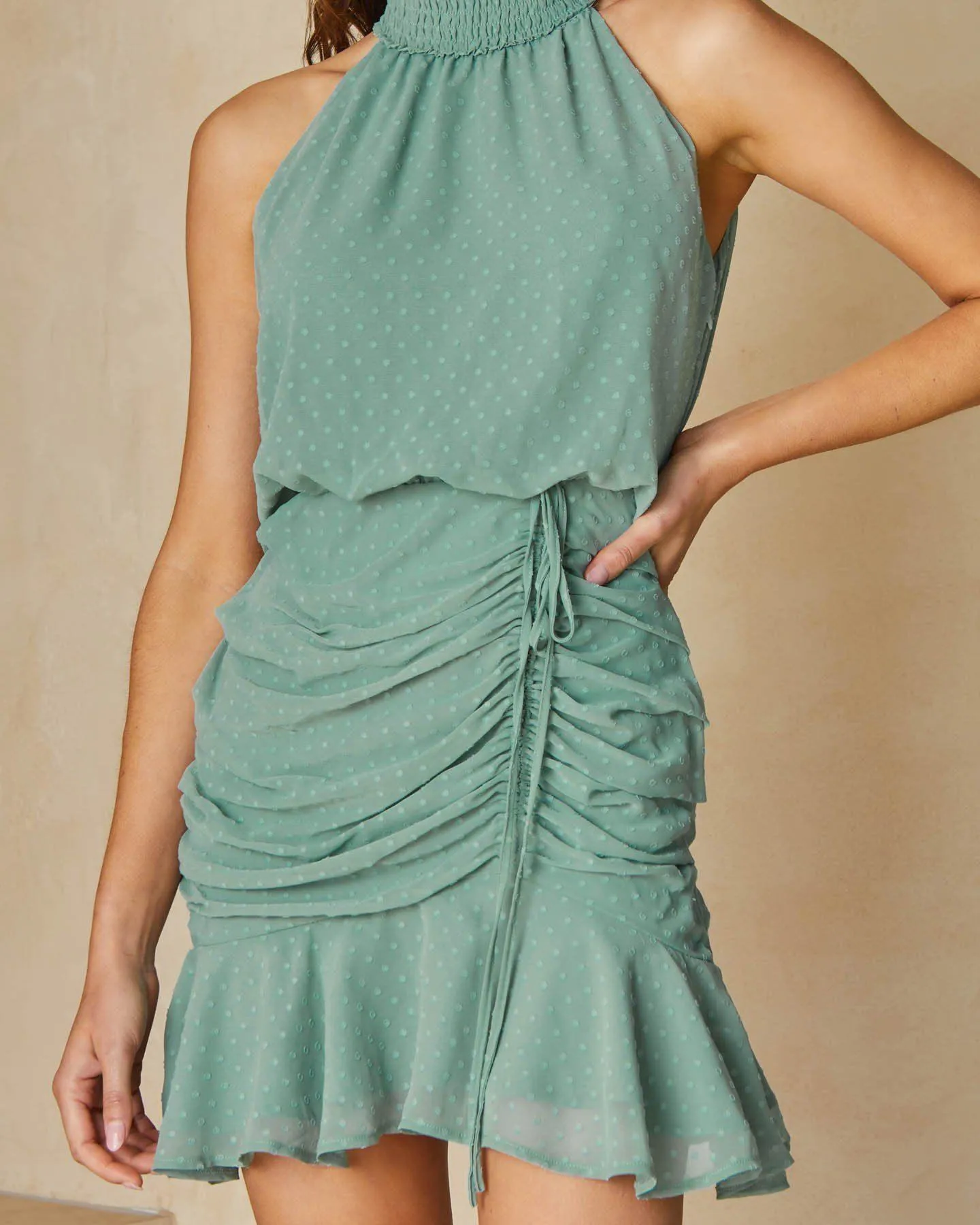 Sage Green Pip Dress