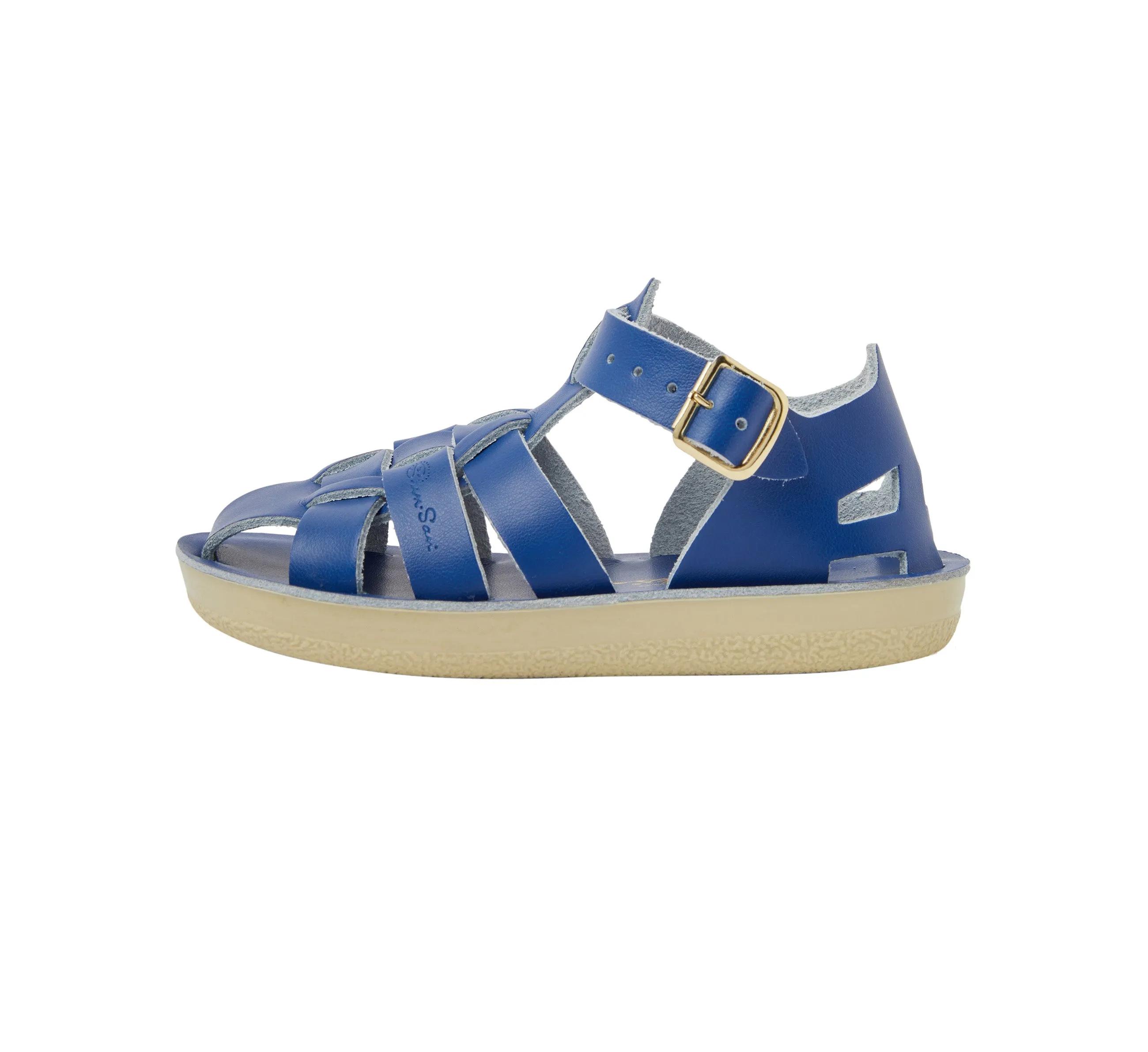 Salt-Water Sandals Kids Shark Cobalt