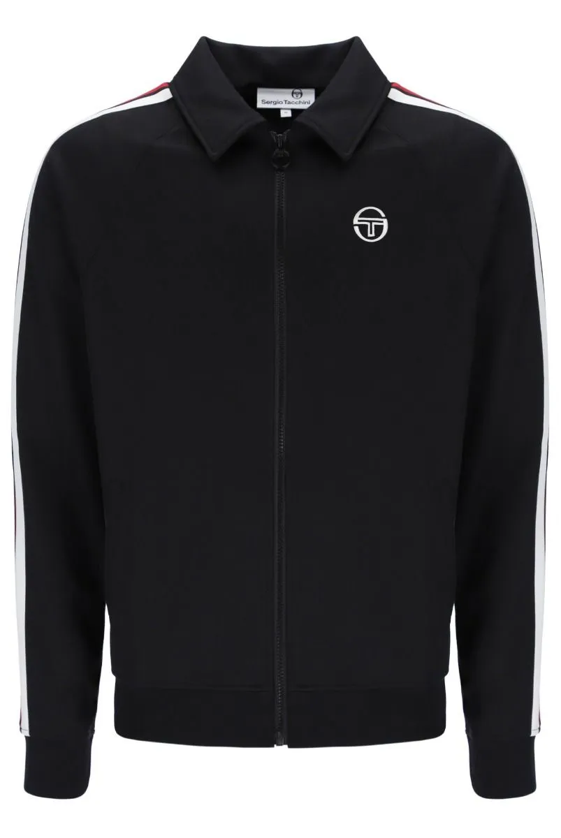 Sergio Tacchini Renshaw Black Tape Track Jacket