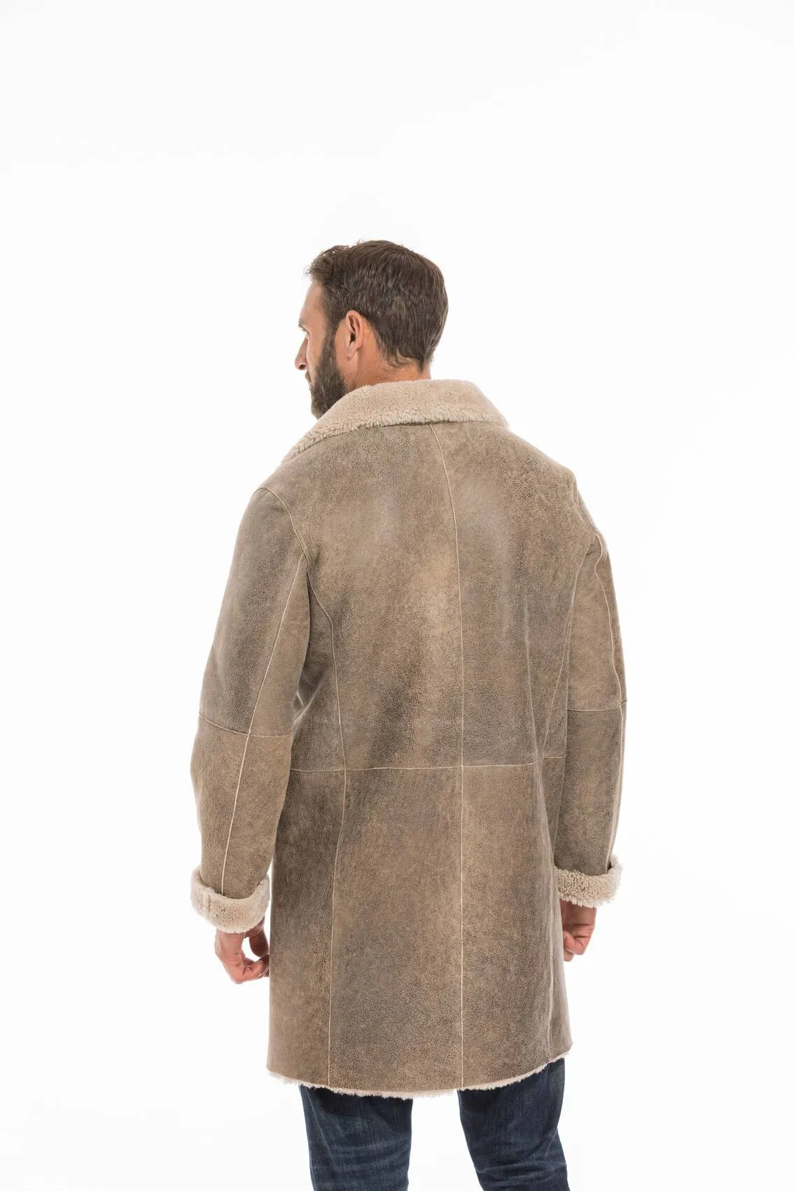 Sheepskin coat for men - Desert Prince Collection